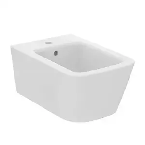 Imagine Bideu suspendat Ideal Standard Blend Cube 54x36 cm alb lucios