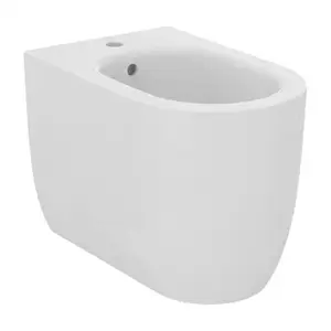 Imagine Bideu pe pardoseala Ideal Standard Blend Curve 56x35.5 cm alb lucios
