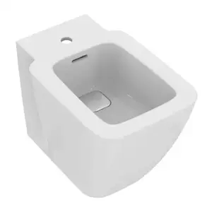 Imagine Bideu pe pardoseala Ideal Standard Strada II BTW 54x36 cm alb lucios