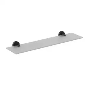 Imagine Etajera din sticla Ideal Standard IOM 52x12 cm negru mat