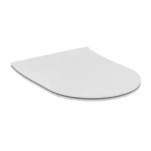 Imagine Capac WC cu inchidere lenta Ideal Standard Blend Curve slim alb lucios