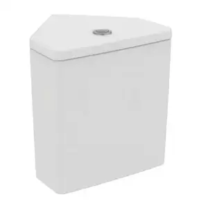 Imagine Rezervor WC cu alimentare inferioara Ideal Standard i.life S alb cu montaj pe colt