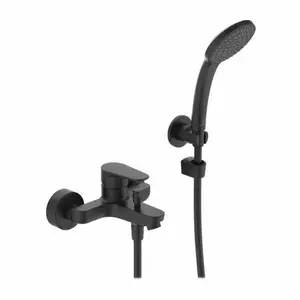 Imagine Set PROMO baterie cada si dus Ideal Standard Cerafine O negru mat cu set de dus