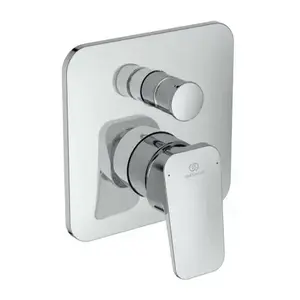 Imagine Baterie cada si dus incastrata Ideal Standard Ceraplan monocomanda crom lucios