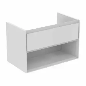 Imagine Baza lavoar suspendat Ideal Standard Connect Air 1 sertar 80x44 cm alb