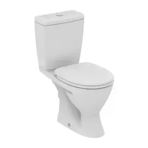 Imagine Set PROMO vas WC pe pardoseala Ideal Standard Eurovit alb lucios 63x35 cm cu rezervor si capac