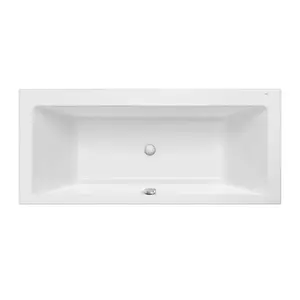 Imagine Cada cu sistem hidromasaj Roca Vythos Tonic 180x90 cm alb