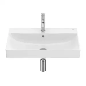 Imagine Lavoar suspendat Roca Ona 65x46 cm Fineceramic alb lucios Supraglaze