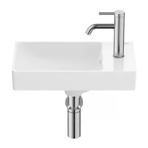 Imagine Lavoar suspendat Roca Ona 45x26 cm Fineceramic alb lucios