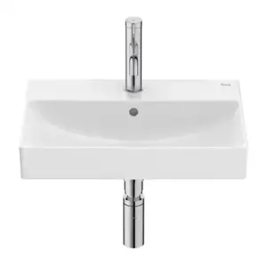 Imagine Lavoar suspendat Roca Ona 50x36 cm Fineceramic alb lucios Supraglaze
