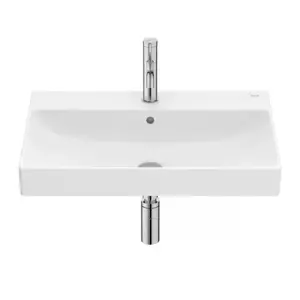 Imagine Lavoar suspendat Roca Ona 60x36 cm Fineceramic alb lucios Supraglaze