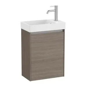 Imagine Set PROMO mobilier baza si lavoar Roca Ona Unik 1 usa 45x26 cm ulm inchis