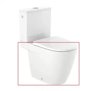 Imagine Vas WC pe pardoseala Roca Ona rimless alb lucios 67.5x36 cm