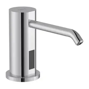 Imagine Dispenser electronic sapun lichid Roca Ona crom lucios cu alimentare la retea