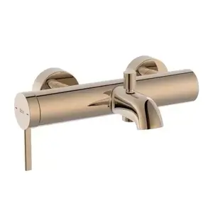 Imagine Baterie cada si dus Roca Ona cu divertor automat rose-gold lucios