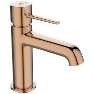 Imagine Baterie lavoar Casa Blanca Laveo POLLA, auriu rose cu ventil click-clack, H17 cm