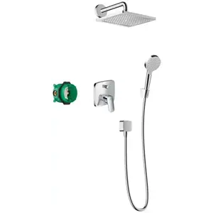 Imagine Sistem dus complet, Hansgrohe Crometta E240/Logis montaj incastrat