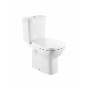 Imagine Set vas wc Roca Debba evacuare verticala, cu rezervor alimentare inferioara si capac inchidere lenta
