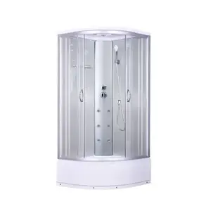 Imagine Cabina de dus cu hidromasaj, semirotunda, 88x88x215