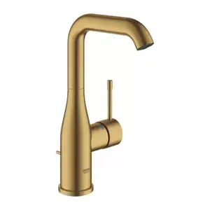 Imagine Baterie lavoar cu ventil Pop-Up Grohe Essence L auriu periat Cool Sunrise