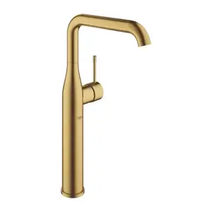 Imagine Baterie lavoar inalta Grohe Essence XL monocomanda auriu periat Cool Sunrise