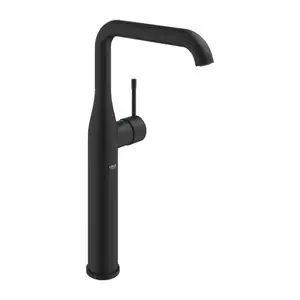 Imagine Baterie lavoar inalta Grohe Essence monocomanda negru mat Phantom Black