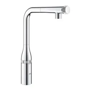 Imagine Baterie bucatarie cu dus extractibil Grohe Essence SmartControl crom lucios