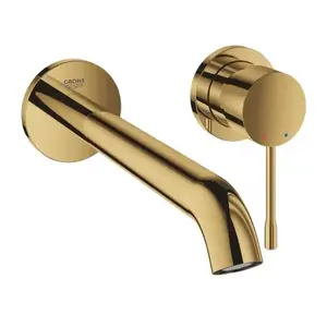 Imagine Baterie lavoar incastrata Grohe Essence pipa 23 cm auriu lucios Cool Sunrise