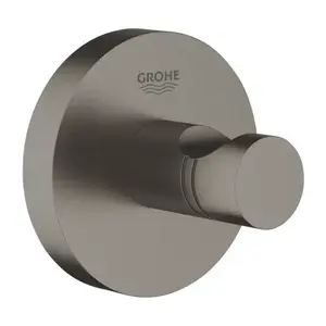 Imagine Cuier simplu Grohe Essentials antracit periat Hard Graphite