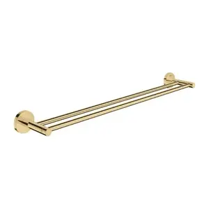 Imagine Suport prosop dublu Grohe Essentials 60 cm auriu lucios Cool Sunrise
