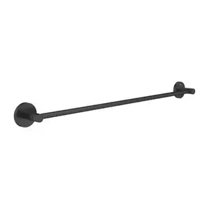 Imagine Suport prosop simplu Grohe Essentials 60 cm negru mat