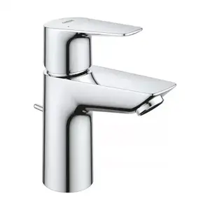 Imagine Baterie lavoar monocomanda Grohe BauEdge S crom lucios cu ventil