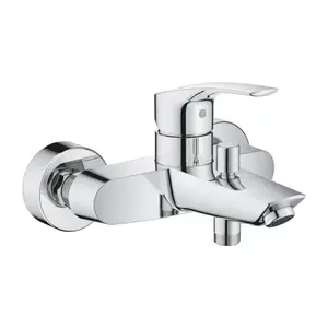 Imagine Baterie cada si dus monocomanda Grohe Eurosmart crom lucios