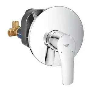 Imagine Baterie dus incastrata Grohe Eurosmart crom lucios cu corp ingropat