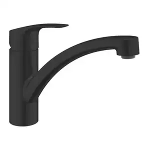 Imagine Baterie bucatarie monocomanda Grohe Eurosmart negru mat