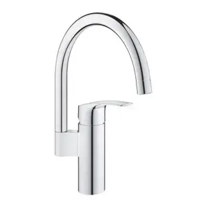 Imagine Baterie bucatarie Grohe Eurosmart gat de lebada crom lucios