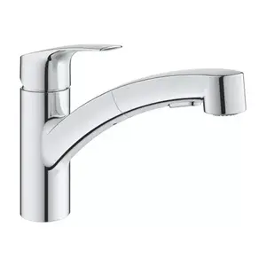 Imagine Baterie bucatarie cu dus extractibil Grohe Eurosmart crom lucios