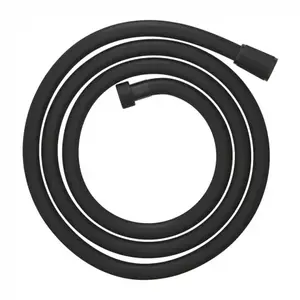 Imagine Furtun de dus Grohe SilverFlex 175 cm negru mat Phantom Black