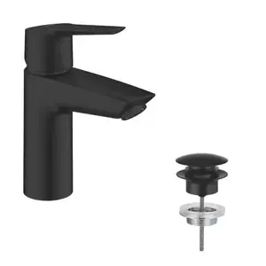 Imagine Baterie lavoar monocomanda Grohe Start S negru mat