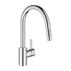 Imagine Baterie bucatarie cu dus extractibil Grohe Eurosmart Cosmopolitan finisaj crom lucios