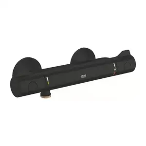 Imagine Baterie dus termostatata Grohe Grohtherm 800 negru mat