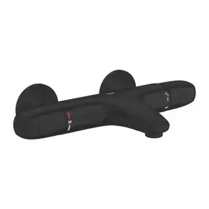 Imagine Baterie termostatata pentru cada Grohe Grohtherm 1000 negru mat
