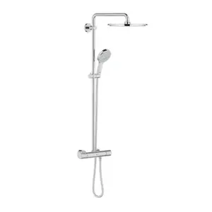 Imagine Sistem de dus cu baterie termostatata Grohe Rainshower 310 crom lucios
