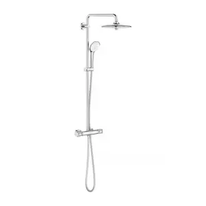 Imagine Sistem de dus cu baterie termostatata Grohe Euphoria 260 crom lucios