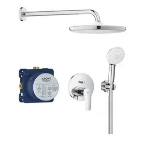 Imagine Sistem de dus incastrat Grohe Eurosmart Tempesta 250 crom lucios