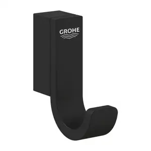 Imagine Cuier simplu Grohe Selection negru mat Phantom Black