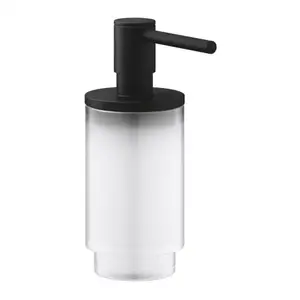 Imagine Dozator sapun sticla Grohe Selection negru mat Phantom Black