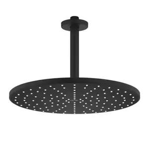 Imagine Palarie si brat de dus Grohe Rainshower Mono 310 negru mat Phantom Black 1 functie