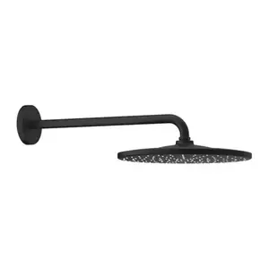 Imagine Palarie si brat de dus Grohe Rainshower Mono 310 negru Phantom Black 1 functie