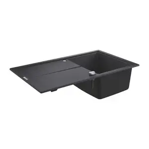 Imagine Chiuveta compozit reversibila Grohe K400 86x50 cm negru granit